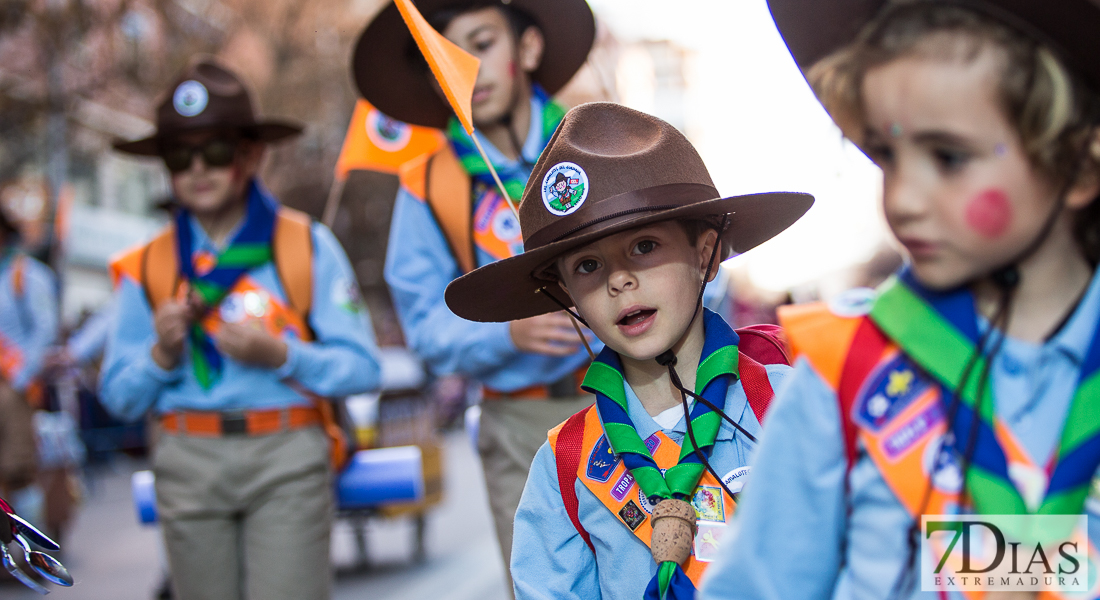 Imágenes grupales del Desfile infantil de comparsas de Badajoz