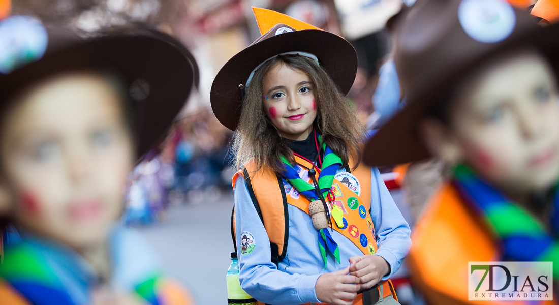 Imágenes grupales del Desfile infantil de comparsas de Badajoz