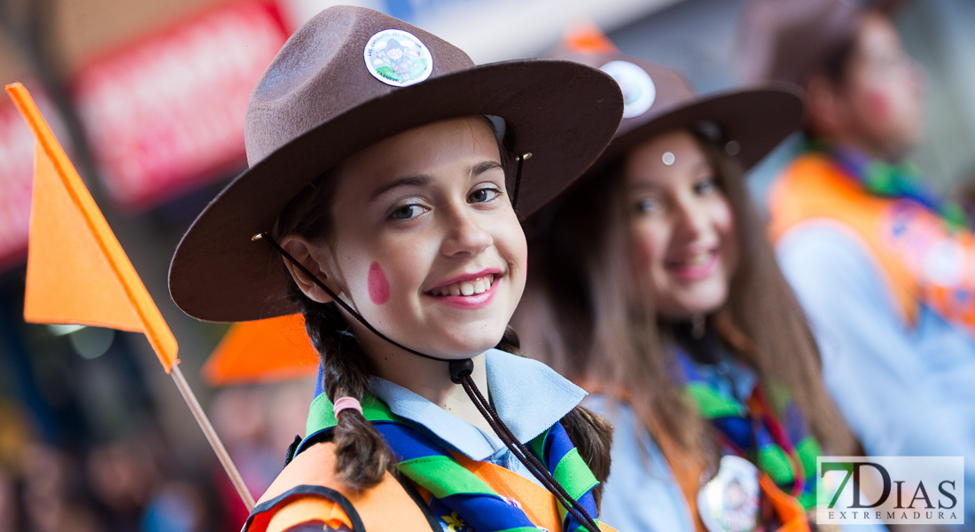 Primeros planos del Desfile infantil de comparsas de Badajoz