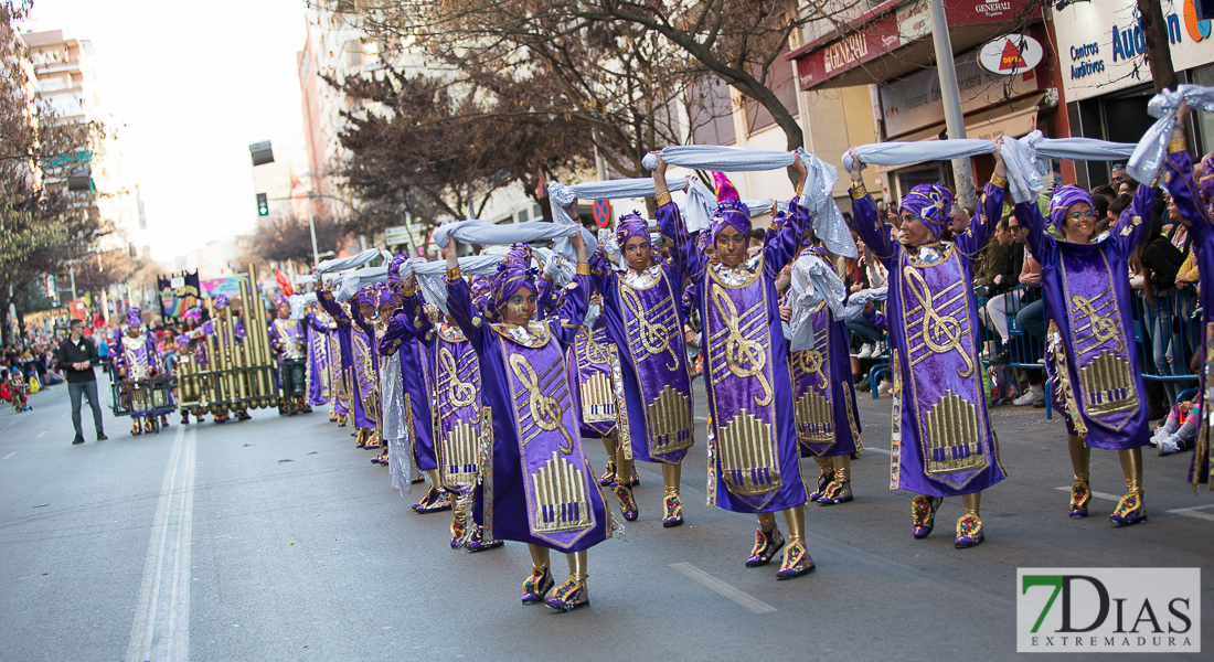 Imágenes grupales del Desfile infantil de comparsas de Badajoz