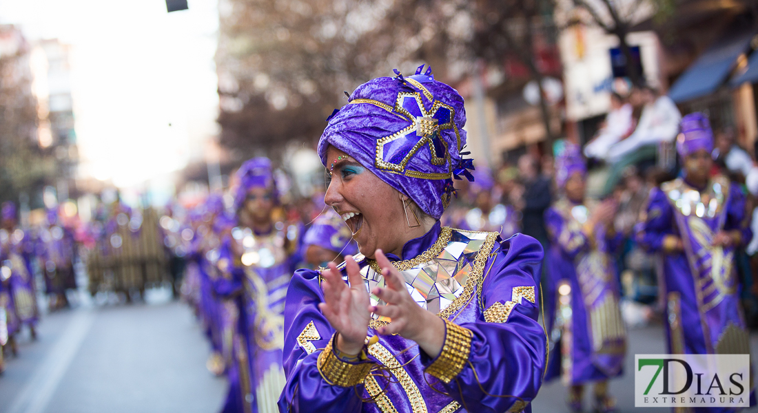 Imágenes grupales del Desfile infantil de comparsas de Badajoz