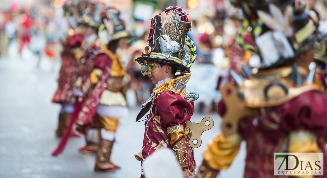 Imágenes grupales del Desfile infantil de comparsas de Badajoz