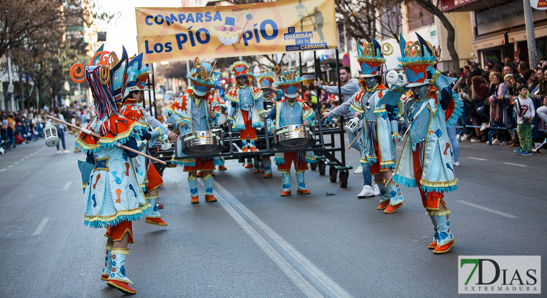 Imágenes grupales del Desfile infantil de comparsas de Badajoz