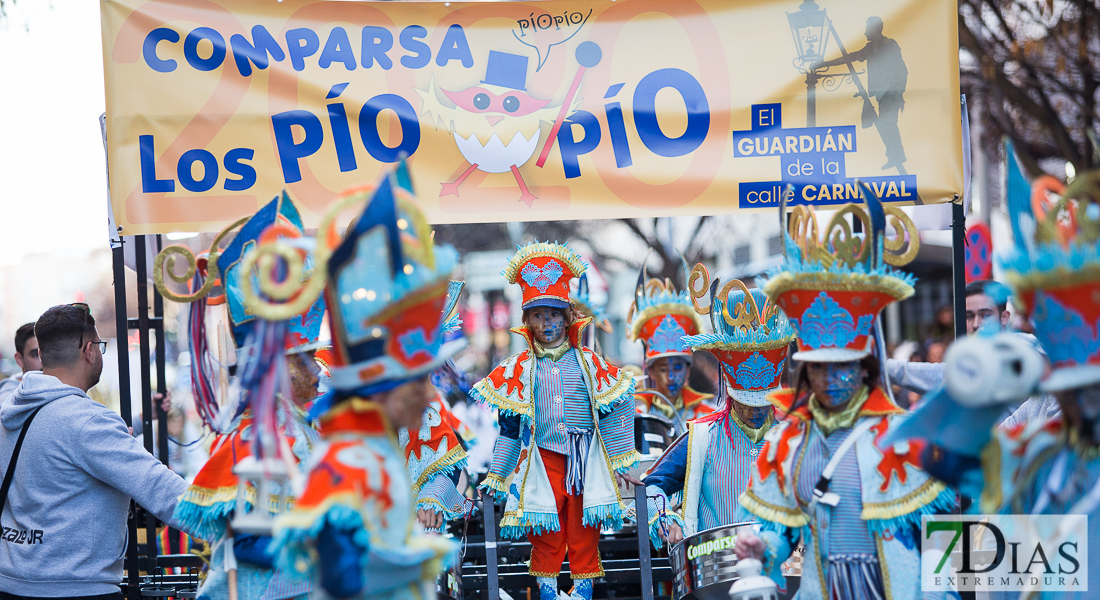 Imágenes grupales del Desfile infantil de comparsas de Badajoz