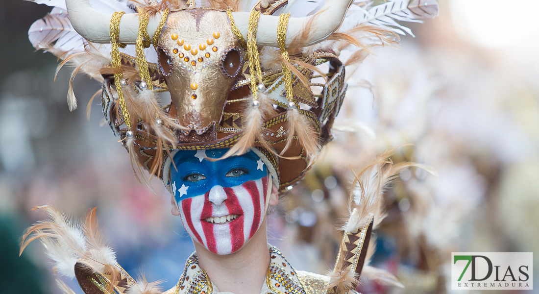 Primeros planos del Desfile infantil de comparsas de Badajoz