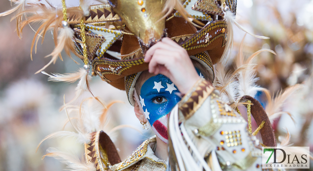 Primeros planos del Desfile infantil de comparsas de Badajoz