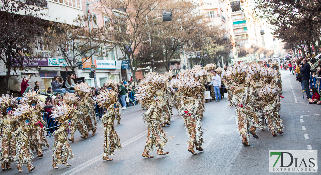 Imágenes grupales del Desfile infantil de comparsas de Badajoz