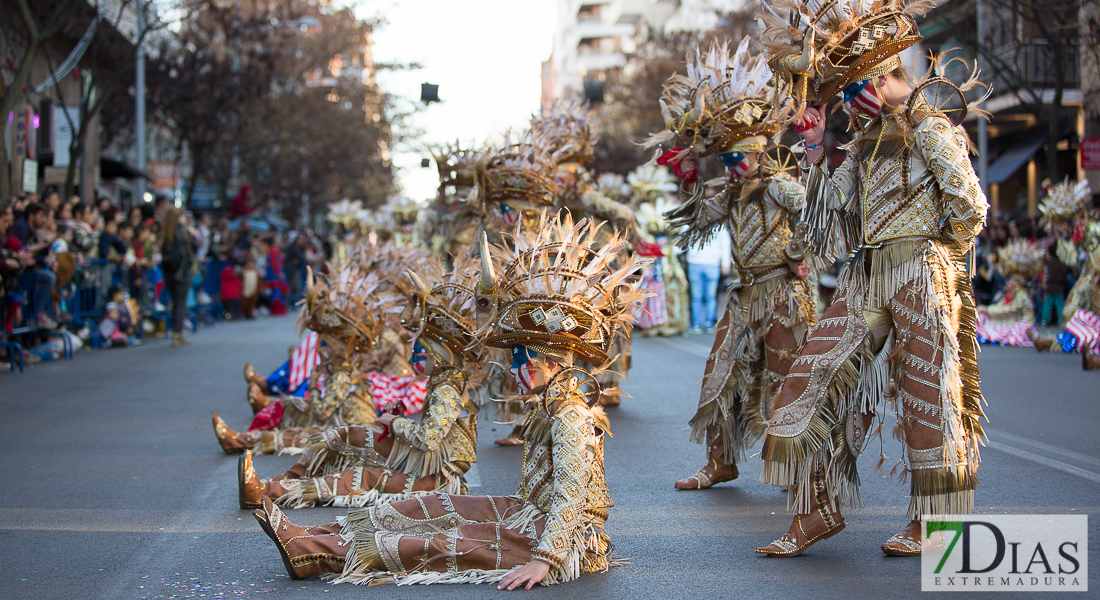 Imágenes grupales del Desfile infantil de comparsas de Badajoz