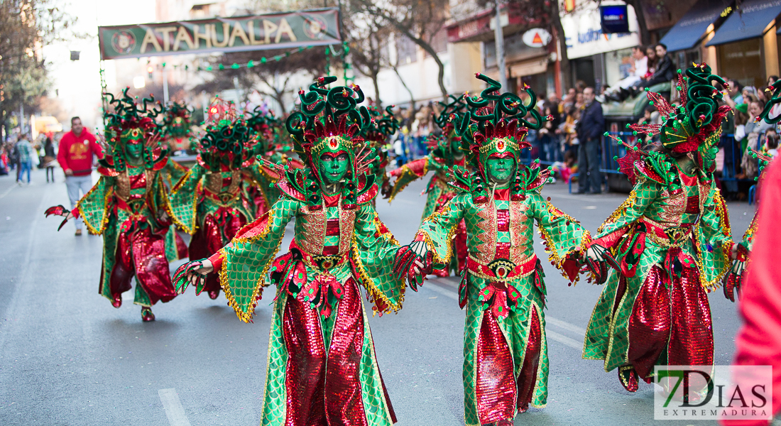 Imágenes grupales del Desfile infantil de comparsas de Badajoz