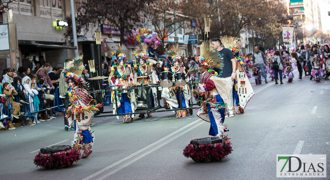 Imágenes grupales del Desfile infantil de comparsas de Badajoz