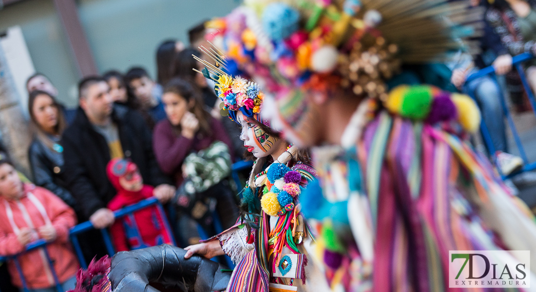 Imágenes grupales del Desfile infantil de comparsas de Badajoz