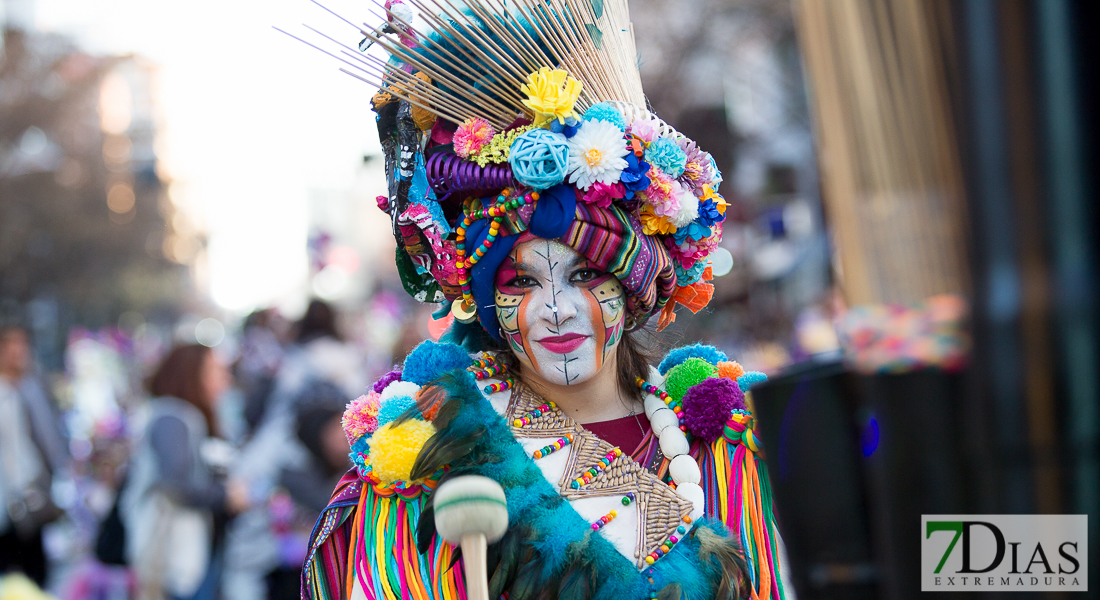 Primeros planos del Desfile infantil de comparsas de Badajoz