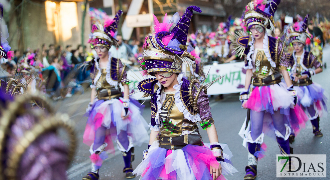 Imágenes grupales del Desfile infantil de comparsas de Badajoz