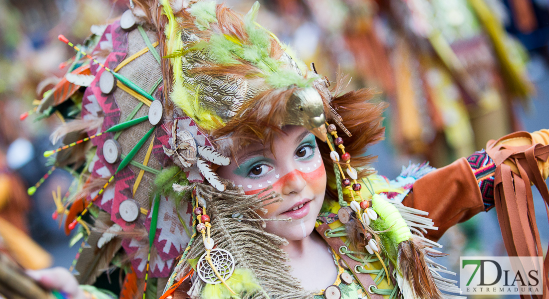 Primeros planos del Desfile infantil de comparsas de Badajoz