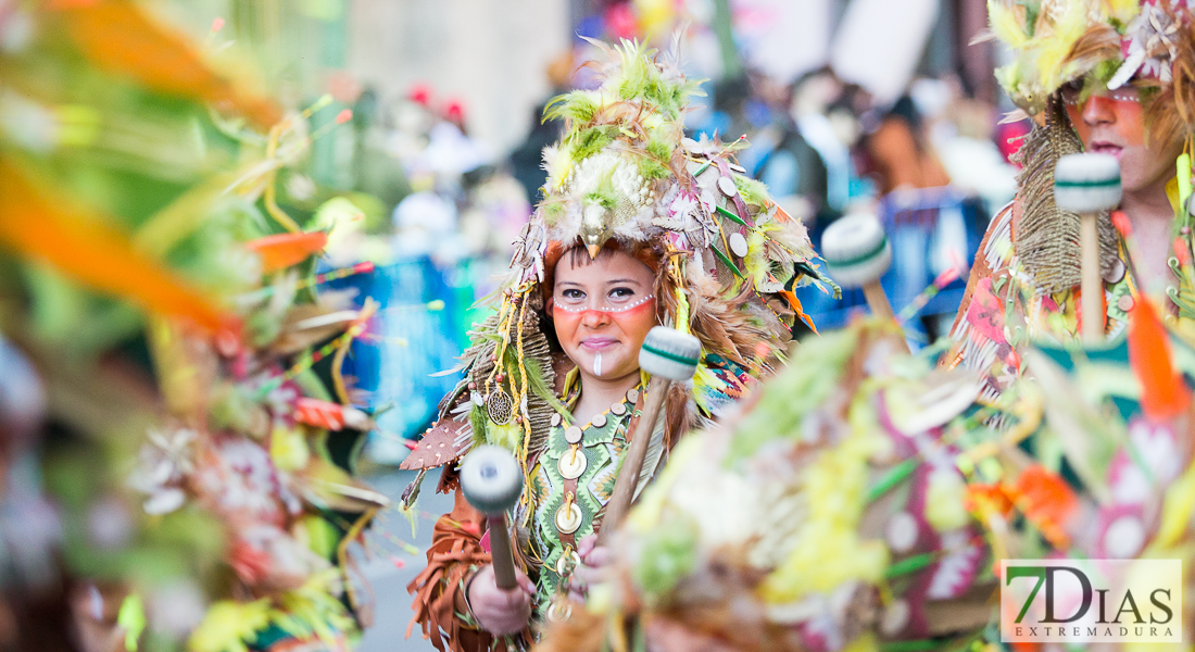 Imágenes grupales del Desfile infantil de comparsas de Badajoz