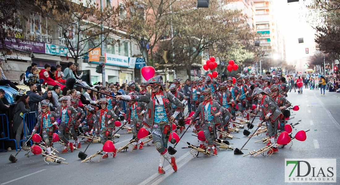 Imágenes grupales del Desfile infantil de comparsas de Badajoz