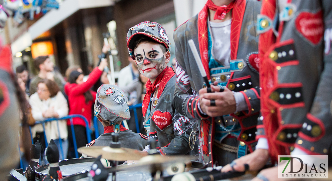 Imágenes grupales del Desfile infantil de comparsas de Badajoz