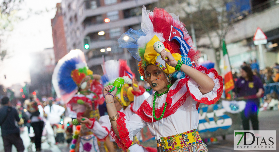 Imágenes grupales del Desfile infantil de comparsas de Badajoz