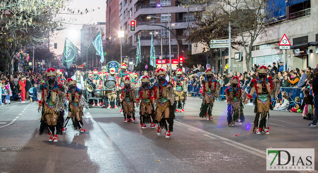 Imágenes grupales del Desfile infantil de comparsas de Badajoz