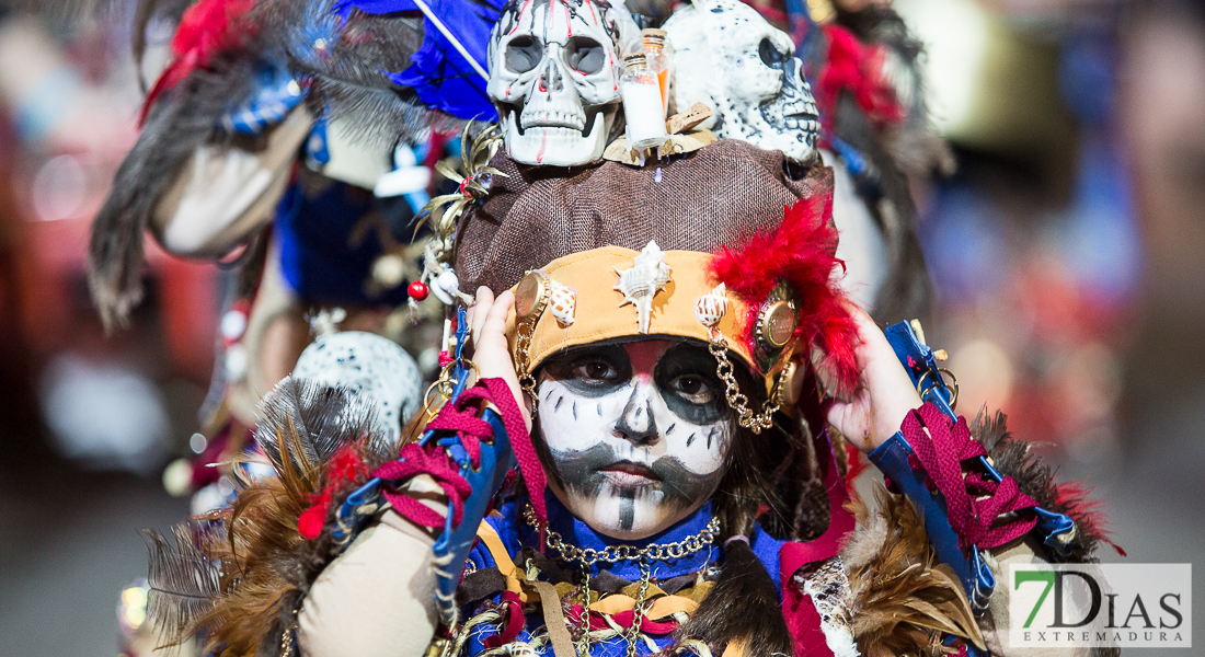 Primeros planos del Desfile infantil de comparsas de Badajoz