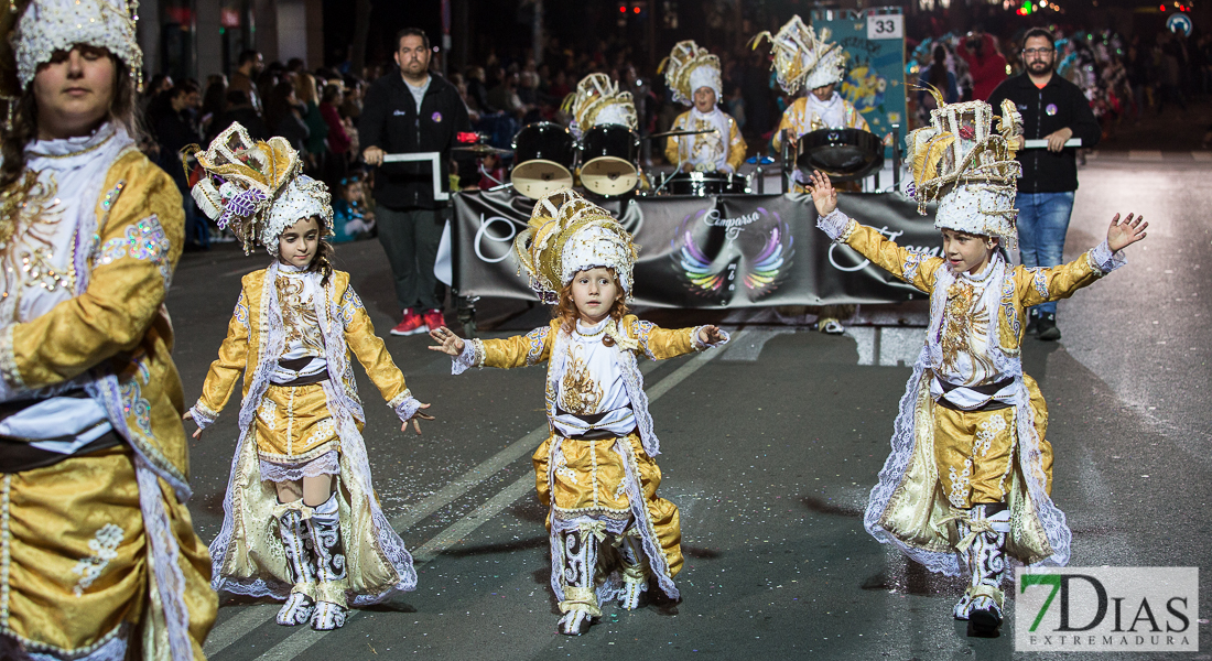 Imágenes grupales del Desfile infantil de comparsas de Badajoz