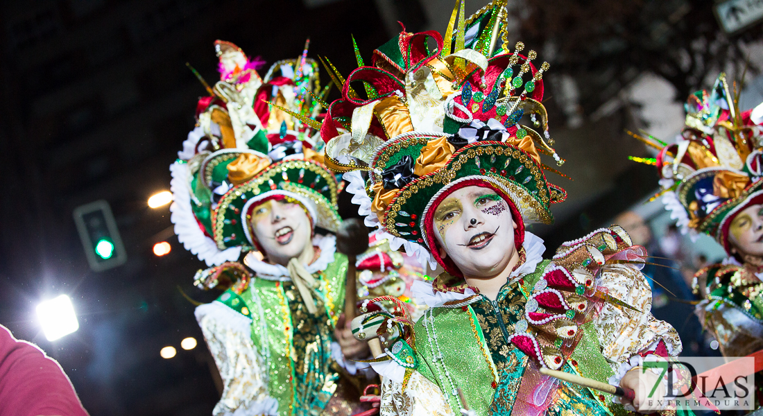 Imágenes grupales del Desfile infantil de comparsas de Badajoz