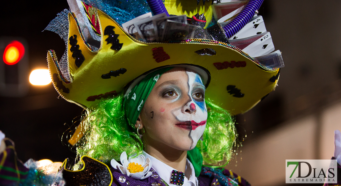 Primeros planos del Desfile infantil de comparsas de Badajoz