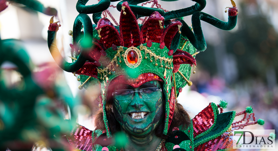 Mejores primeros planos del Gran Desfile de Comparsas del Carnaval de Badajoz