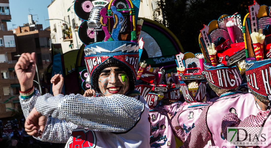 Mejores primeros planos del Gran Desfile de Comparsas del Carnaval de Badajoz