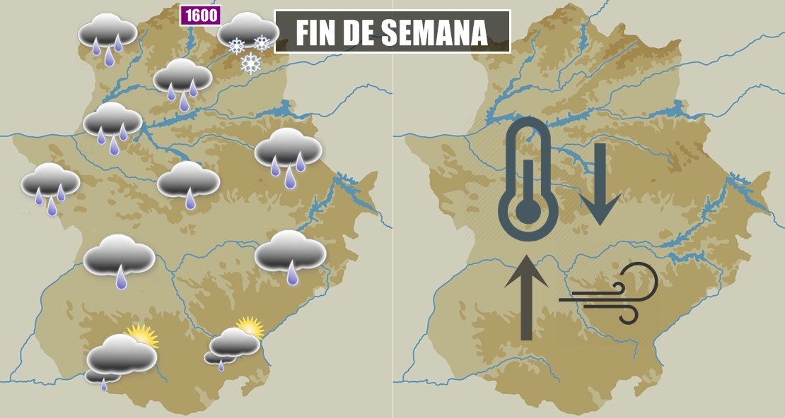 Por fin volverá la lluvia a Extremadura