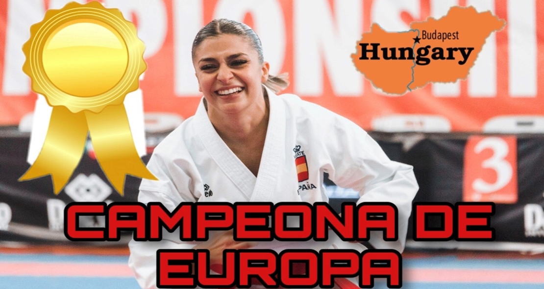 La karateca extremeña, Marta García, campeona de Europa