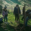 Más de 100 voluntarios plantan 400 árboles en Ambroz y Tierras de Granadilla