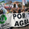 Gran cantidad de mujeres reivindicando el campo extremeño