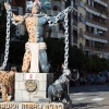 Espectaculares estandartes en el Gran Desfile de Comparsas del Carnaval de Badajoz