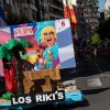 Espectaculares estandartes en el Gran Desfile de Comparsas del Carnaval de Badajoz