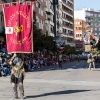 Espectaculares estandartes en el Gran Desfile de Comparsas del Carnaval de Badajoz