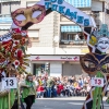 Espectaculares estandartes en el Gran Desfile de Comparsas del Carnaval de Badajoz