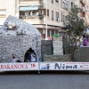 Espectaculares estandartes en el Gran Desfile de Comparsas del Carnaval de Badajoz