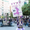 Espectaculares estandartes en el Gran Desfile de Comparsas del Carnaval de Badajoz