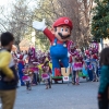 Espectaculares estandartes en el Gran Desfile de Comparsas del Carnaval de Badajoz