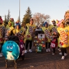 Artefactos y grupos menores añaden buen rollo al Gran Desfile de Comparsas del Carnaval de Badajoz