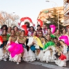 Artefactos y grupos menores añaden buen rollo al Gran Desfile de Comparsas del Carnaval de Badajoz