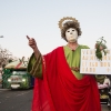 Artefactos y grupos menores añaden buen rollo al Gran Desfile de Comparsas del Carnaval de Badajoz