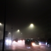 Badajoz amanece cubierta con un manto de niebla