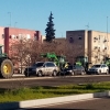 Gran cantidad de tractores comienzan a llegar a Badajoz capital