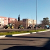 Gran cantidad de tractores comienzan a llegar a Badajoz capital