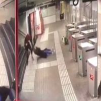 Brutal agresión a una mujer en el metro de Barcelona