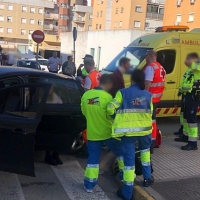 Tres heridos en otra colisión en Badajoz