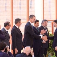 Un extremeño ejemplar recibe un premio de mano del Rey