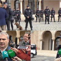 Presentación oficial de la Unidad de Intervención Policial Giapol en Badajoz